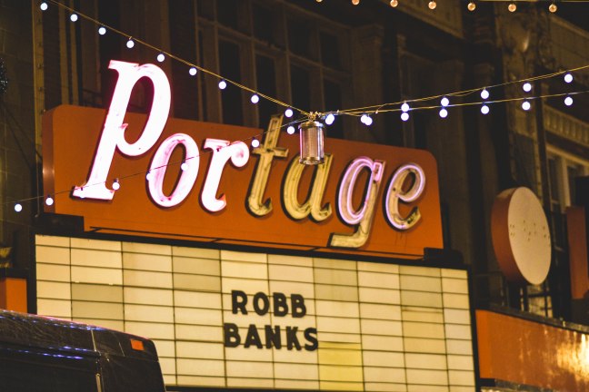 Portage Theater Marquee Robb Bank$