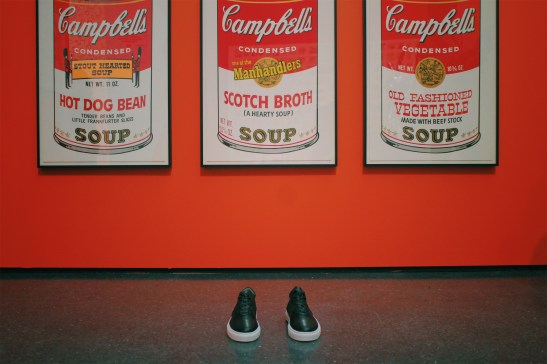 Perry Co. Shoes with Authentic Andy Warhol Pop Art