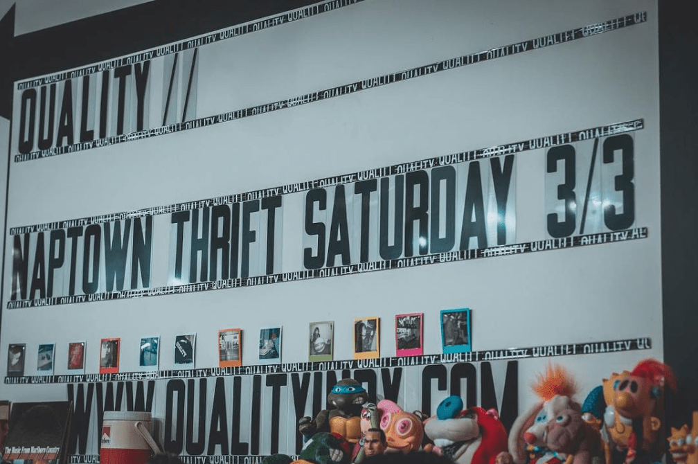 Naptown Thrift and Quality Indy Pop-Up Marquee